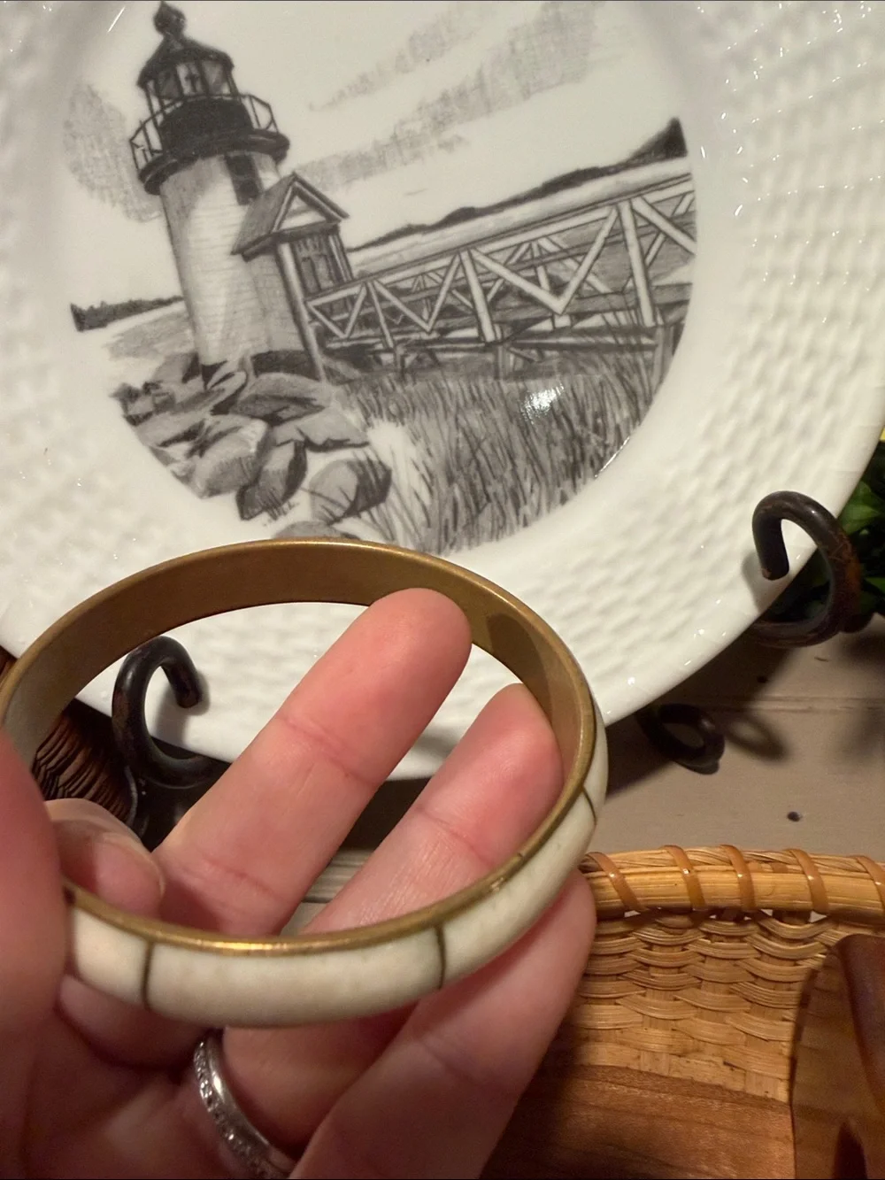 Ivory Bangle Bracelet